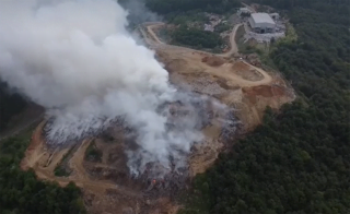Данима траје пожар у депонији „Дубоко“ код Ужица