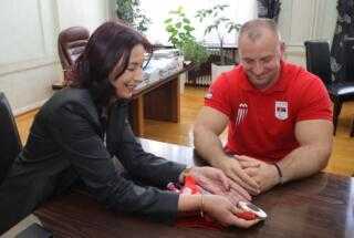 Пријем за Небојшу Ђурића, освајача сребрне медаље на Параолимпијским играма у Паризу