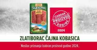 „Златиборац чајна кобасица“ носилац признања „Изабран производ године“