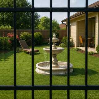 Како уредити двориште: Панелна ограда и базен као тандем из снова