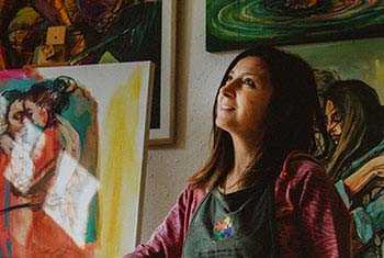 Сликарка Јелена Тијанић Савић